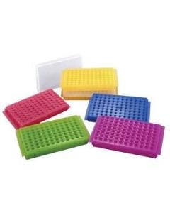 BioPlas 96-Well Microcentrifuge Tube Rack Lavender 5/Pk