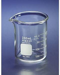 Corning Pyrex Heavy Duty Griffin 2l Beaker, Double Scale, Graduated