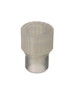 Restek Snap Plug Conical 8mm Starburst Clear Low Density Poly. 1000pack