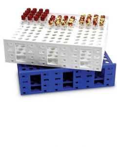 Heathrow Scientific Mega Rack for 13-16mm tubes, White