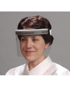 AlphaPro 1/2 Face Shield, Clear, 7 Mil W/Velcro Headband, Size 1/2