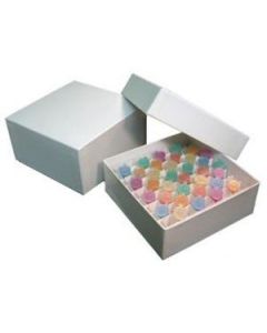 So Low Environmental Storage Box, 3 H X 5-14 W X 5-14 In. D, Cardboard, For Freezer Racks
