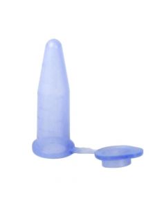 BioPlas 0.6ml G-Tube, Flat Top Microcentrifuge Tube, Blue, 500/Pk
