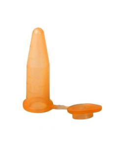 BioPlas 0.6ml G-Tube, Flat Top Microcentrifuge Tube, Orange, 500/Pk