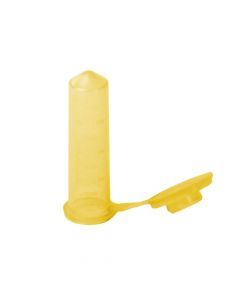 BioPlas 2.0ml G-Tube, Flat Top Microcentrifuge Tube, Yellow, 500/Pk