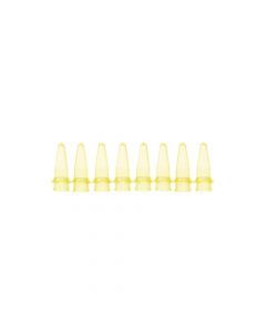 BioPlas 5010-3 Thin Wall Micro Tube, 8 Tubes/Strip, 0.2ml, Yellow, (Pack Of 125)