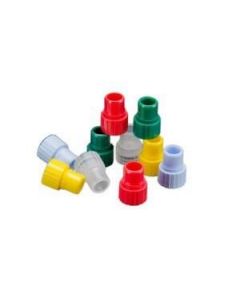 JG Finneran 8mm Clear Polyethylene Easy Pierce Snap Plug With Pre-Scored Starburst 10-Pk(100) Qty (1000)