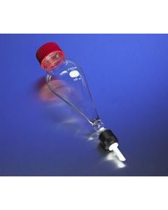 Corning Pyrex 2l Squibb Glass Separatory Funnel With Ptfe Valve And Threaded Screw Cap