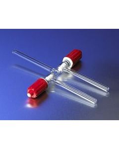 Corning Pyrex 0-3 mm Plain Bore Rotaflo Three-Way Stopcock