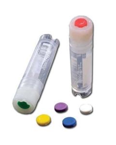 Antylia Argos PolarSafe® Cryovial Cap Insert, Orange; 100/Pk