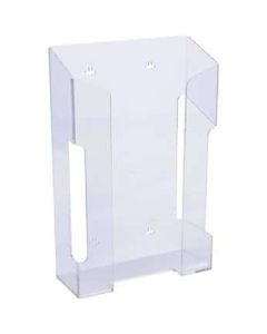 Antylia ArgosACH03 CleanCut™ Acrylic Triple Glove Box Holder, 10.35 x 4.09 x 16.06"
