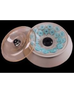 Beckman Fx241.5p Fixed-Angle Polypropylene Rotor With Snap-On Lid- 24 X 1.5/2.2 Ml, 14,800 Rpm, 16,163 X G