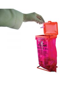 Bel-Art Poxygrid Bench-Top Biohazard Bag Holder Kit; Includes 100 Polyethylene 8¹/₂ x 11 In. Bags