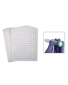 Bel-Art Cryogenic Storage Label Sheets; 13mm Dots For 1.5-2mL Tubes, White (3840 Labels)