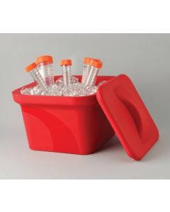 Bel-Art Magic Touch 2 High Performance Red Ice Pan; 1.0 Liter Mini Model, With Lid