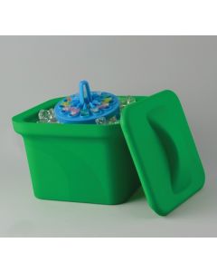 Bel-Art Magic Touch 2 High Performance Green Ice Pan; 1.0 Liter Mini Model, With Lid