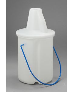 Bel-Art Cone Style Acid/Solvent Bottle Carrier; Holds One 2.5 Liter (5 Pint) Bottle, Polyethylene