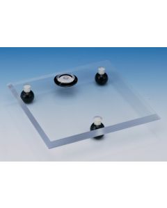 Bel-Art Acrylic Leveling Table; 8 x 8 x ⅜ In.