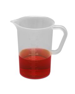 Bel-Art Tall Form 500mL Polypropylene Graduated Pitcher; 10mL Graduation