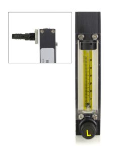 Bel-Art Riteflow Aluminum Mounted Flowmeter; 65mm Scale, Size 2