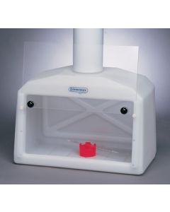 Bel-Art Small Molded Polyethylene Benchtop Fume Hood With Acrylic Sash; 27 x 13 x 22 In.