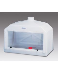 Bel-Art Large Molded Polyethylene Fume Hood With Acrylic Sash; 42 x 20 x 30 In.