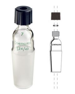 Chemglass Cg-1042-01 Thermometer Inlet Adapter, 24/40 Inner Joint