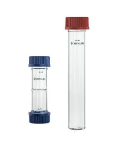 Chemglass Bottle, Hybridization, 35 X 300mm, Gl-45, Blue Cap, 1/EA