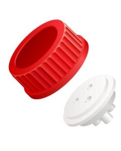 Chemglass Bottle Cap Assembly, Polypropylene, Red