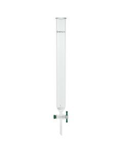 Chemglass Column, Chromatography, 1/2in ID X 8in, w/ Fritted DiscsE.L., w/ Fritted Discs