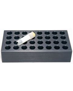 Chemglass Cool Block, Aluminum, 32 Position, 1.5ml And 2.0ml Cryovials