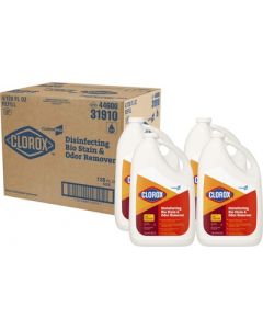 CloroxPro Disinfecting Bio Stain & Odor Remover Refill, 128 fl oz, 4/CS