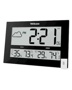 Antylia Control Company Traceable Calibrated GIANT-DIGITS Radio Atomic Clock with Remote Sensor