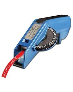 Antylia Control Company Cole-Parmer Essentials Manual Laboratory Label Maker Tape, Black 3/8" x 118"