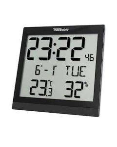 Antylia Control Company Traceable Calibrated Radio-Controlled Digital Wall Clock, US Radio Signal