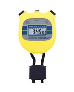 Antylia Control Company Traceable Calibrated Water-Resistant/Shock-Resistant Stopwatch; Yellow