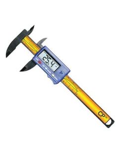 Antylia Control Company Cole-Parmer Digital Caliper with Calibration, Carbon Fiber; 0 to 4"