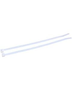 Antylia Cole-Parmer Essentials 50 Pound Nylon Cable Zip Ties, 7.5" L, White; 1000/PK