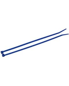 Antylia Cole-Parmer Essentials 18 Pound Nylon Cable Zip Ties, 4" L, Blue; 1000/PK