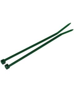 Antylia Cole-Parmer Essentials 18 Pound Nylon Cable Zip Ties, 4" L, Green; 1000/PK