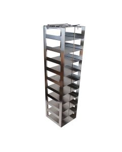 Crystal Industries Vertical Rack For 2" Boxes, Holds 10 Boxes