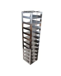 Crystal Industries Vertical Rack For 2" Boxes, Holds 11 Boxes