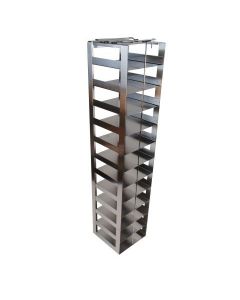 Crystal Industries Vertical Rack For 2" Boxes, Holds 12 Boxes