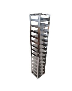 Crystal Industries Vertical Rack For 2" Boxes, Holds 14 Boxes