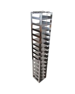 Crystal Industries Vertical Rack For 2" Boxes, Holds 15 Boxes