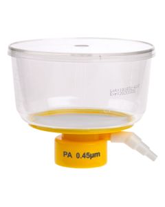 Celltreat 500mL Bottle Top Filter, 0.45μm Nylon Filter, 90mm Diameter, Sterile