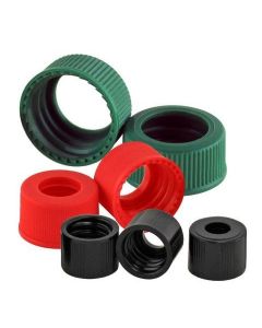 Chemglass Closure Only, Gpi 13-425, Red, Open Hole, Polypropylene