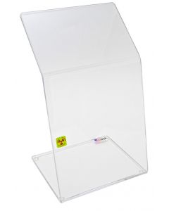 Dynalon Beta Shield Dual Bend,Acrylic 15x9x8"