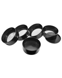 Eisco Labs 6 Piece Stackable Sieve Set, 7 Inch - Plastic