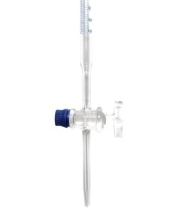 Eisco Labs Burette, 25ml - Class B, Din Iso 385, Borosilicate Glass With Glass Key Stopcock